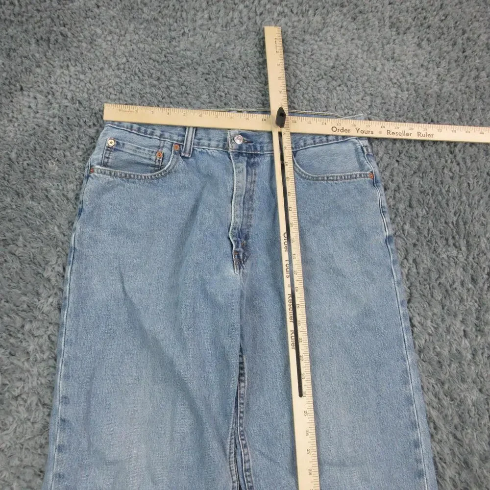 Levi's 550 Jeans Mens 36x32 Blue Relaxed Fit Tapered Leg Denim Pants 35x30.5*